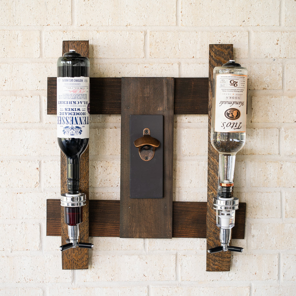 Whiskey Barrel Liquor Dispenser