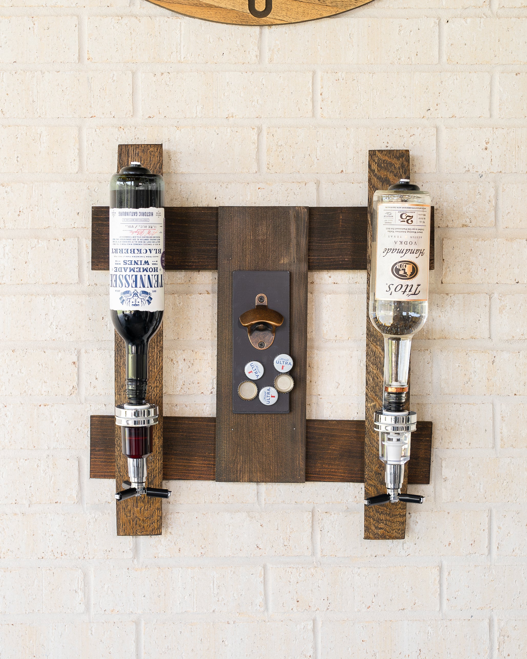 Whiskey Barrel Liquor Dispenser