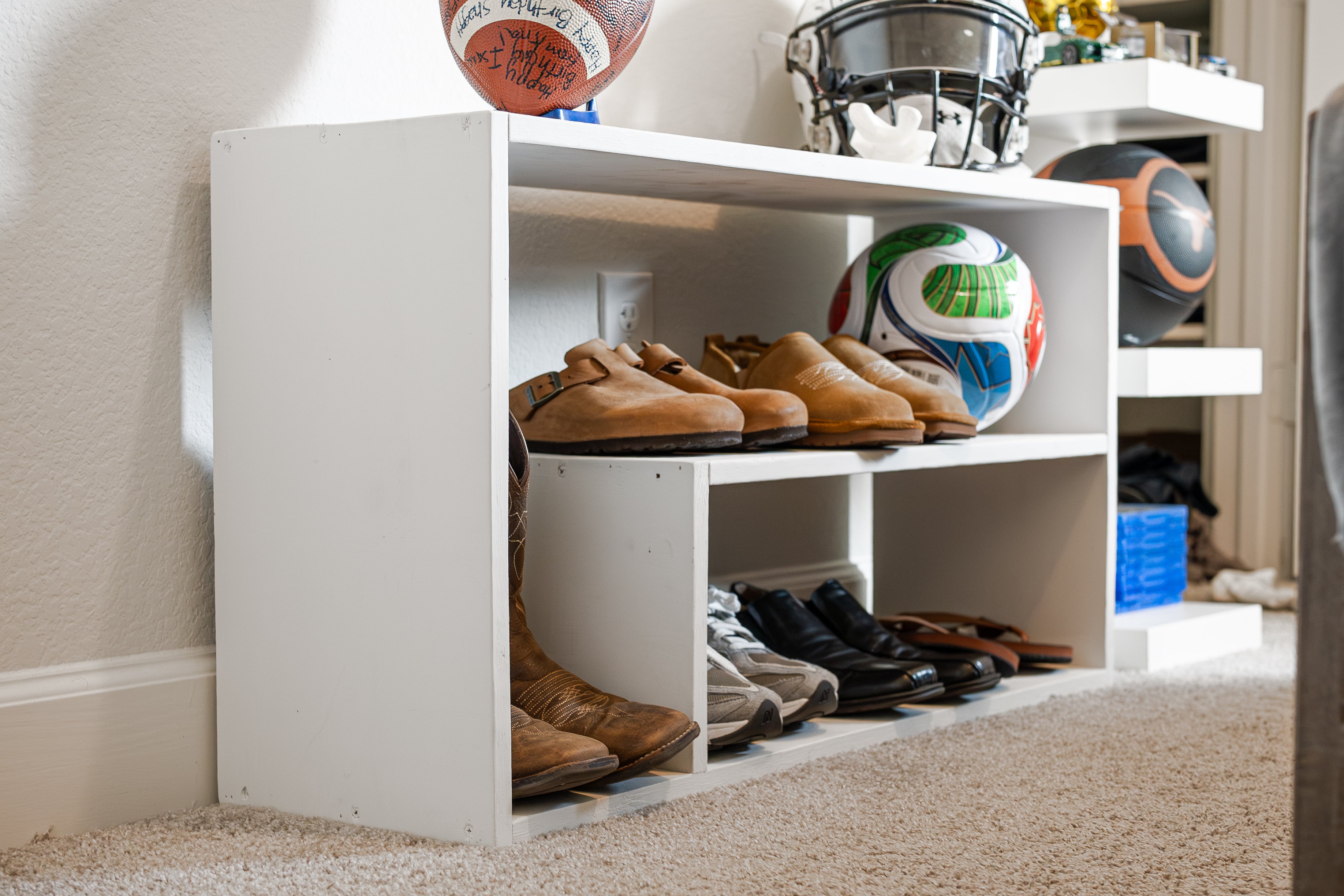 White Storage Shelf