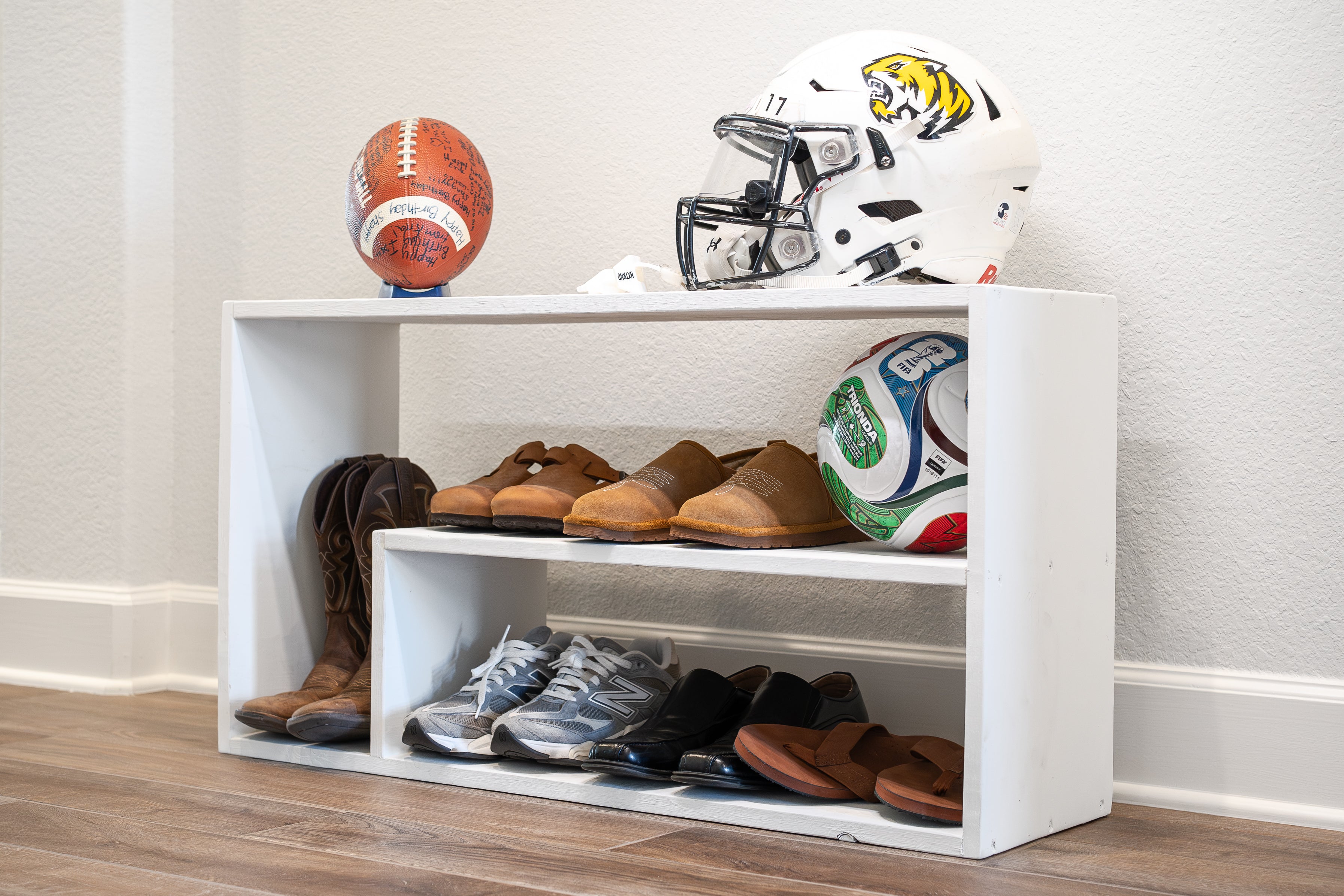 White Storage Shelf