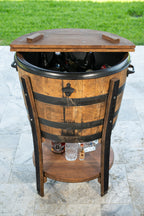 Rustic Wine Barrel Cooler