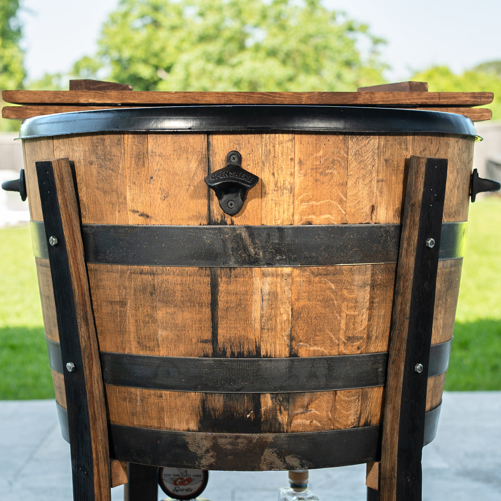 Rustic Wine Barrel Cooler