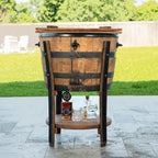 Rustic Wine Barrel Cooler