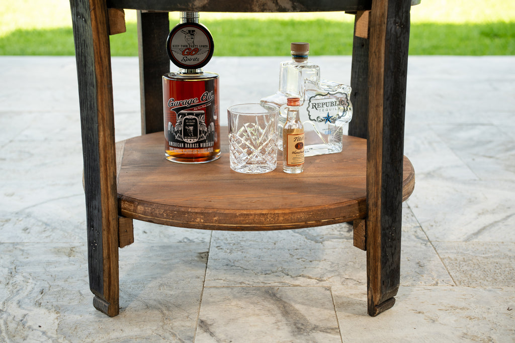 Rustic Wine Barrel Cooler