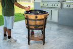 Rustic Wine Barrel Cooler