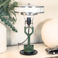 Custom piston lamp made from a real engine piston with color options and modern automotive styling.