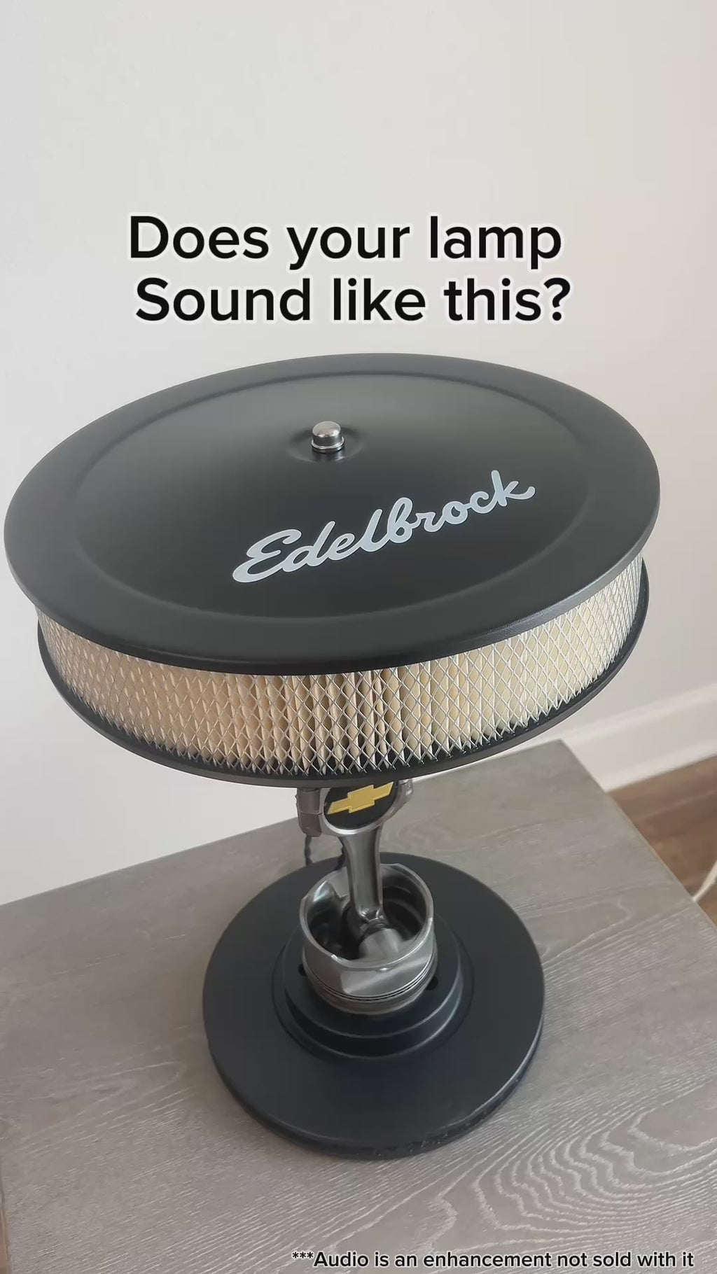 Chevy Piston Lamp