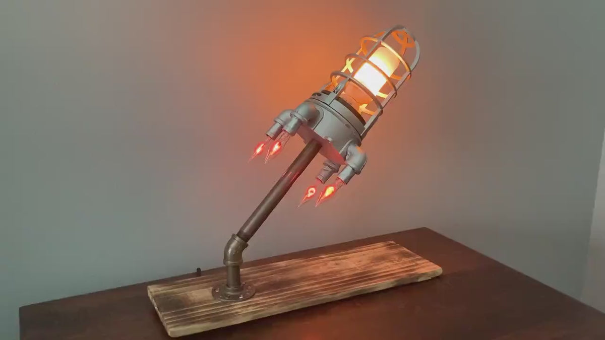 Space Rocket Lamp