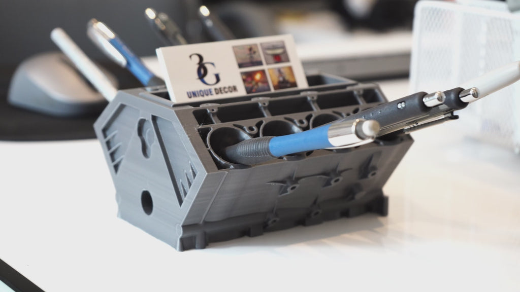 Chevy Engine Block Desk Organizer