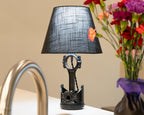Subtle automotive piston lamp made from real car parts, ideal for desks, nightstands, and office spaces.